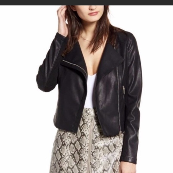 Blank NYC Jackets & Blazers - NWOT Blank NYC Faux Leather Moto Jacket